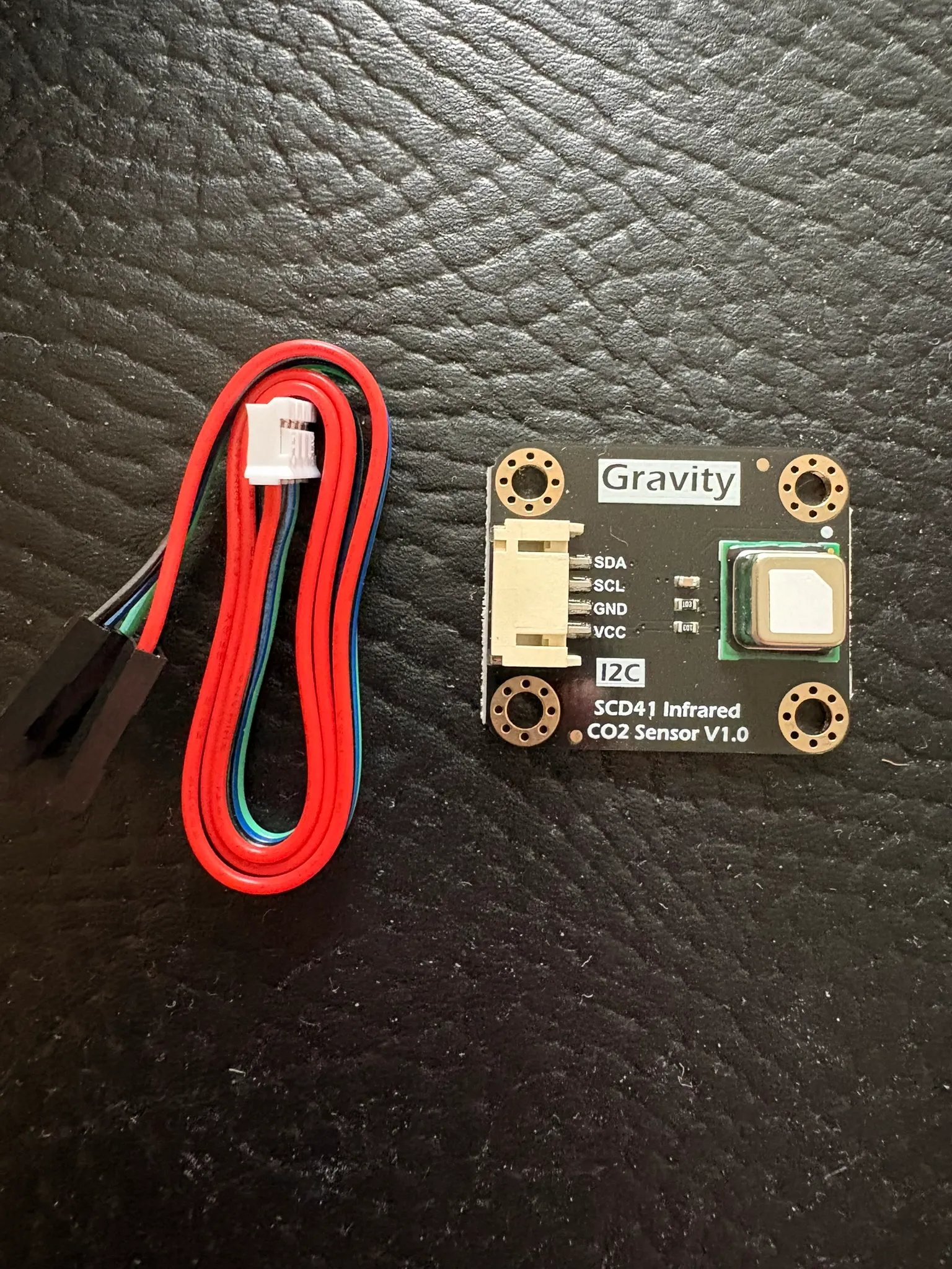 SCD41 infrared CO2 sensor module planned for the STM32 room-health monitoring extension