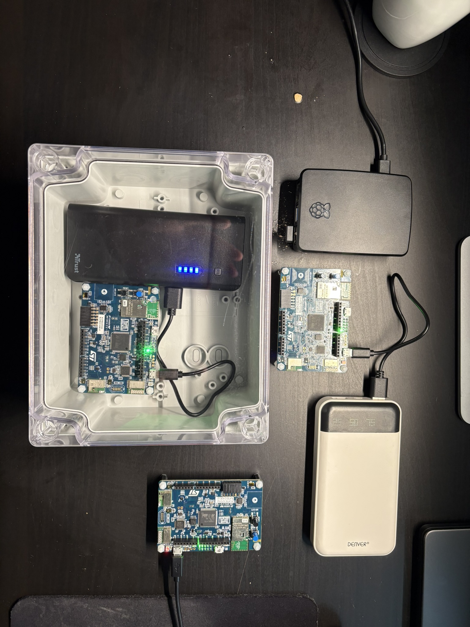 Captured field proof of a Rust IoT gateway on Raspberry Pi 5 handling three STM32 devices over MQTT/TLS, WAL backlog during broker outage, and clean recovery after broker return. Useful for teams evaluating IoT gateway reliability before rollout.